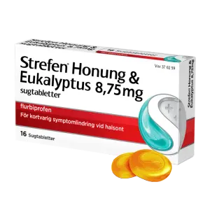 STREFEN HONUNG & EUKALYPTUS 8,75 MG SUGTABLETTER