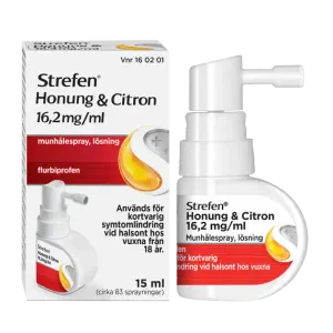 STREFEN HONUNG & CITRON 16,2 MG/ML MUNHÅLESPRAY, LÖSNING
