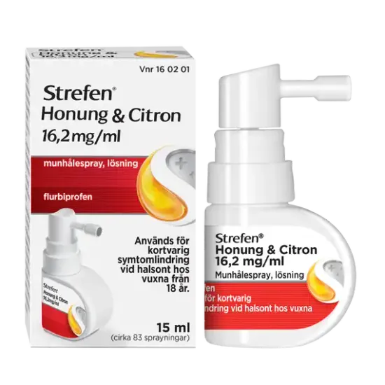 STREFEN HONUNG & CITRON 16,2 MG/ML MUNHÅLESPRAY, LÖSNING
