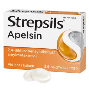 STREPSILS APELSIN SUGTABLETTER
