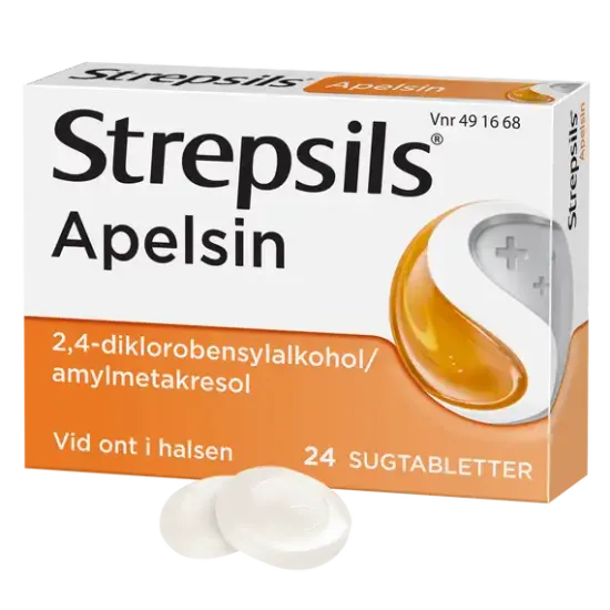STREPSILS APELSIN SUGTABLETTER