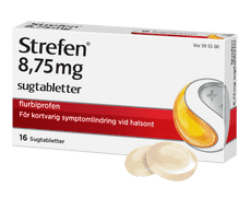 STREFEN 8,75 MG SUGTABLETTER