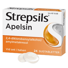 STREPSILS APELSIN SUGTABLETTER