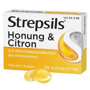 STREPSILS HONUNG & CITRON SUGTABLETTER