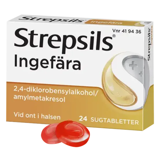 STREPSILS INGEFÄRA SUGTABLETTER