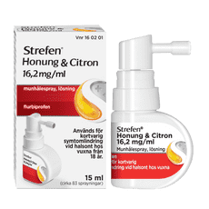 STREFEN HONUNG & CITRON 16,2 MG/ML MUNHÅLESPRAY, LÖSNING