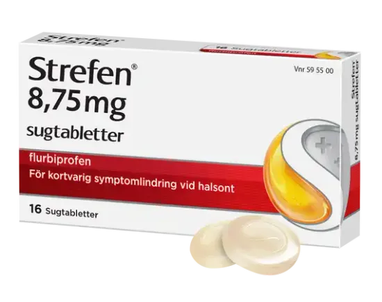 STREFEN 8,75 MG SUGTABLETTER