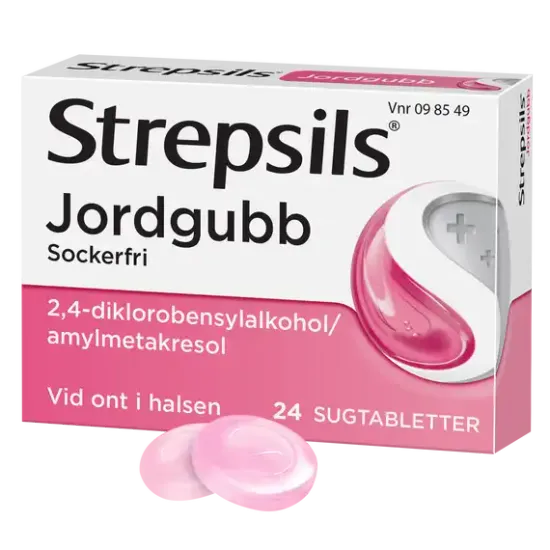 STREPSILS JORDGUBB SUGTABLETTER
