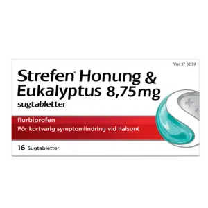 STREFEN HONUNG & EUKALYPTUS 8,75 MG SUGTABLETTER