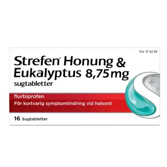 STREFEN HONUNG & EUKALYPTUS 8,75 MG SUGTABLETTER